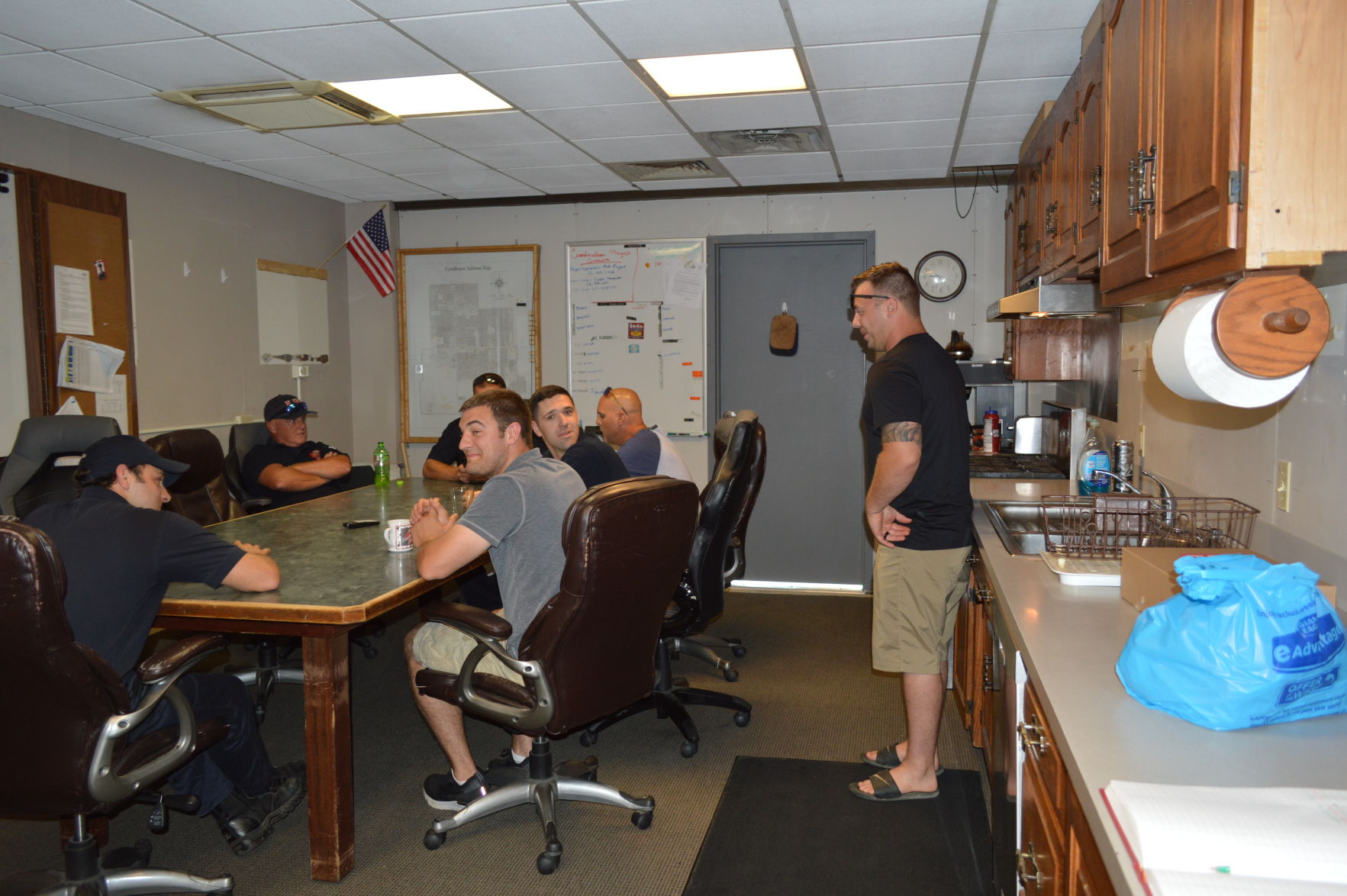 Lyndhurst fire department kitchen
